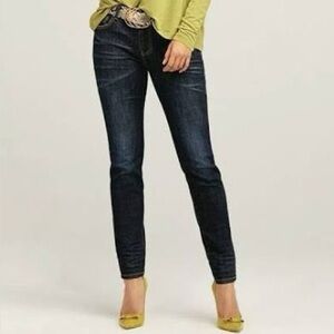 NWOT SZ12 CAbi Blue Slim Fit Ankle Jeans